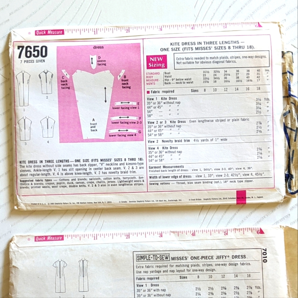 Vintage Simplicity Sewing Pattern - Picture 3 of 4
